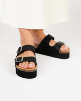 Opal Platform Black Leather