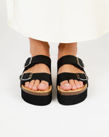 Opal Platform Black Leather