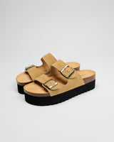 Plataforma Opal Suede Sand