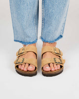 Opal Wide Suede Honey