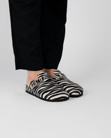 Mules Wide Zebra