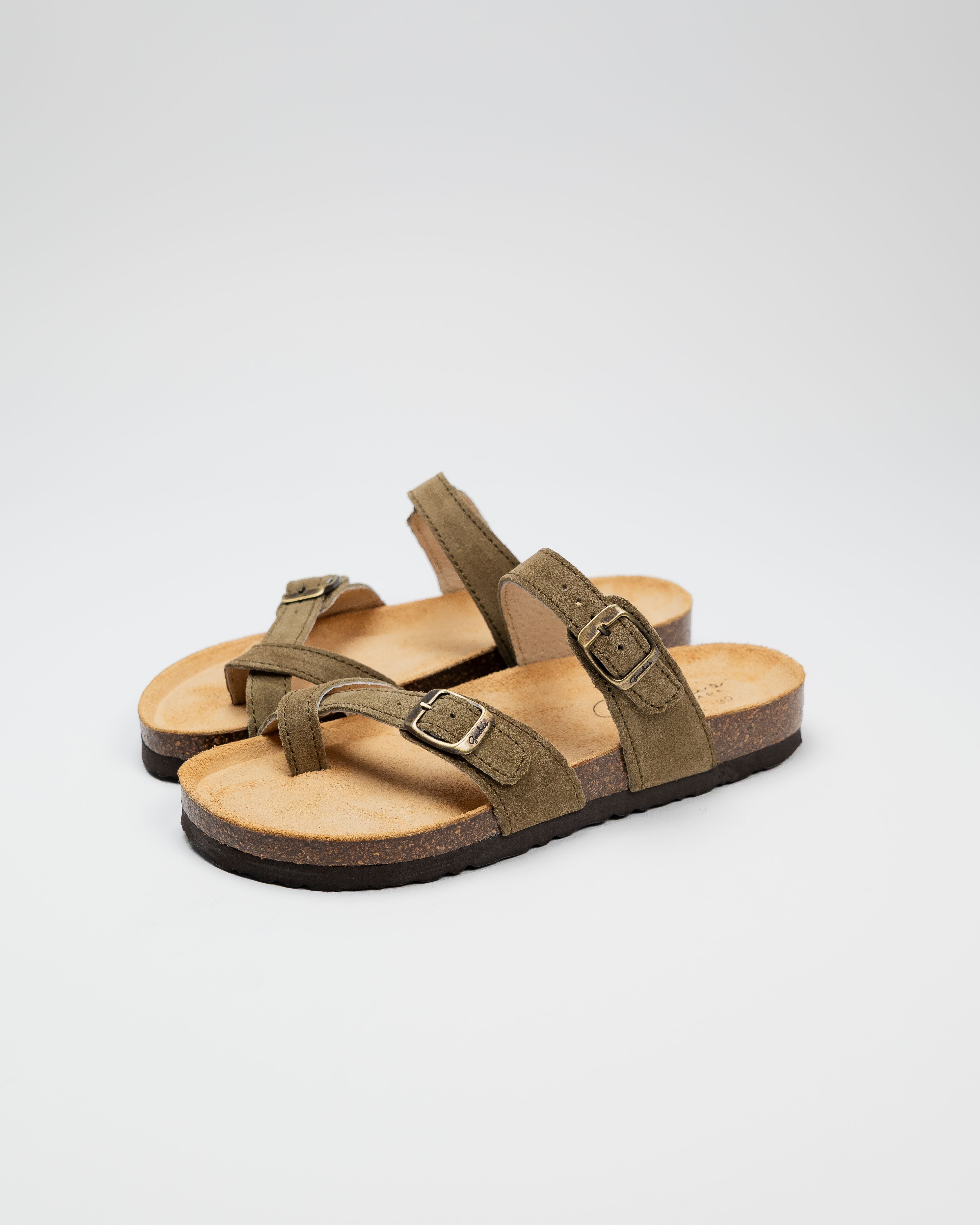 Gamuza ámbar verde caqui