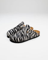 Mules Wide Zebra