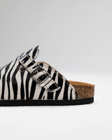Mules Wide Zebra