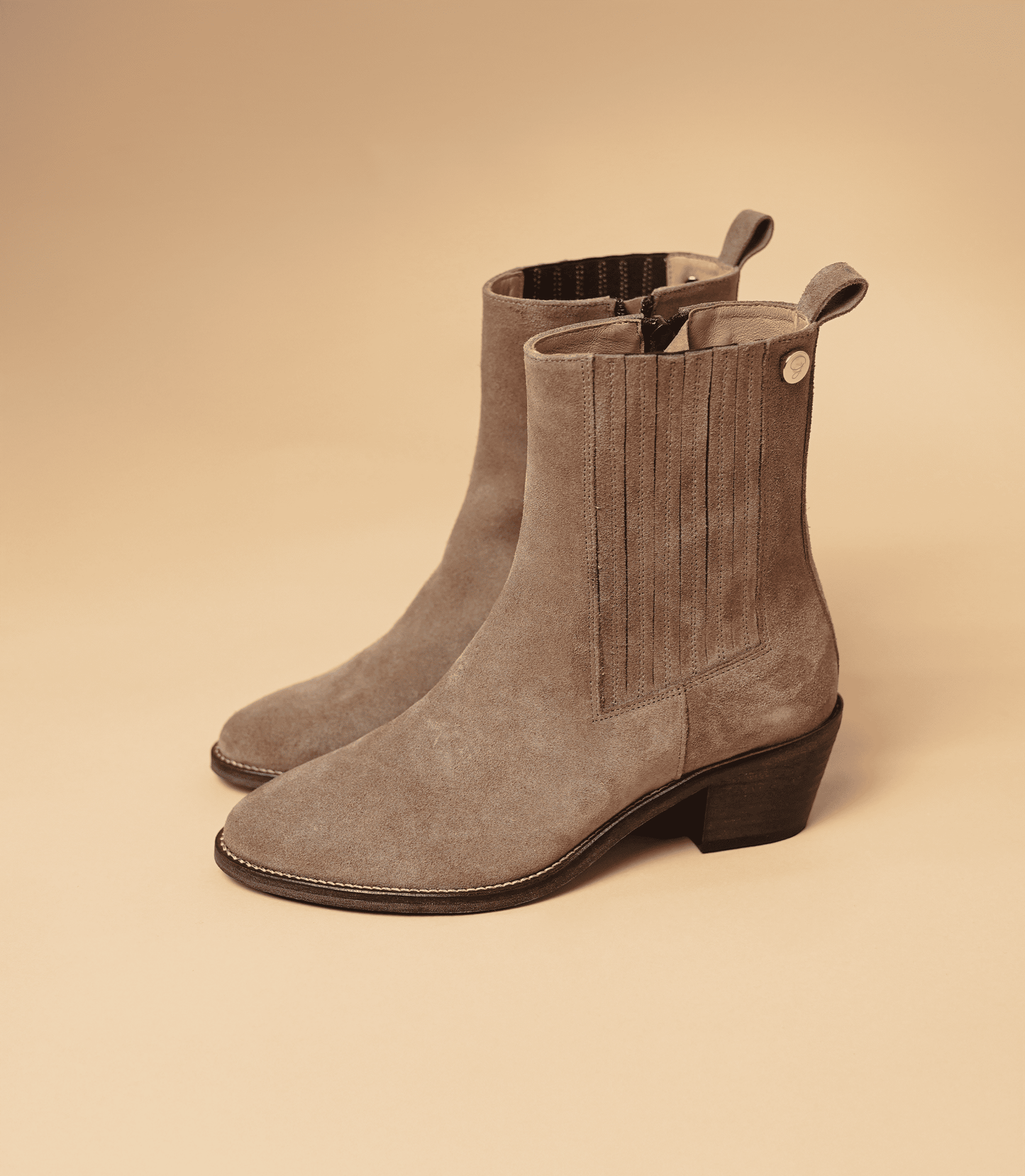 Bota Western Camurça Taupe