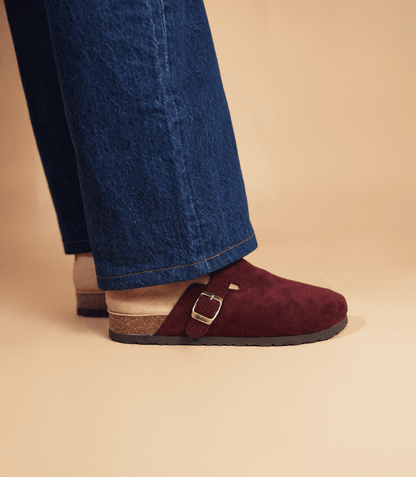 Mules Bordeaux