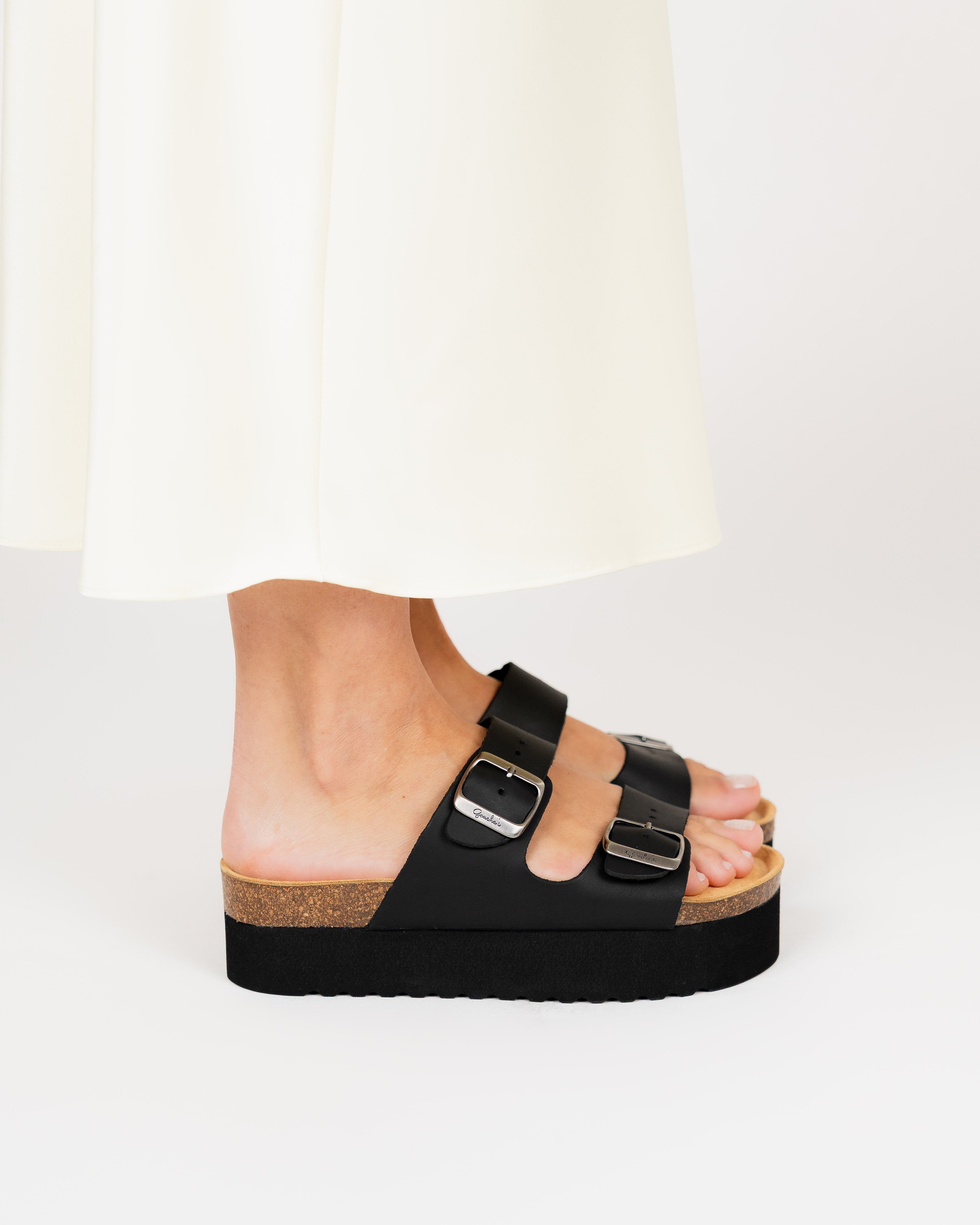 Opal Platform Black Leather