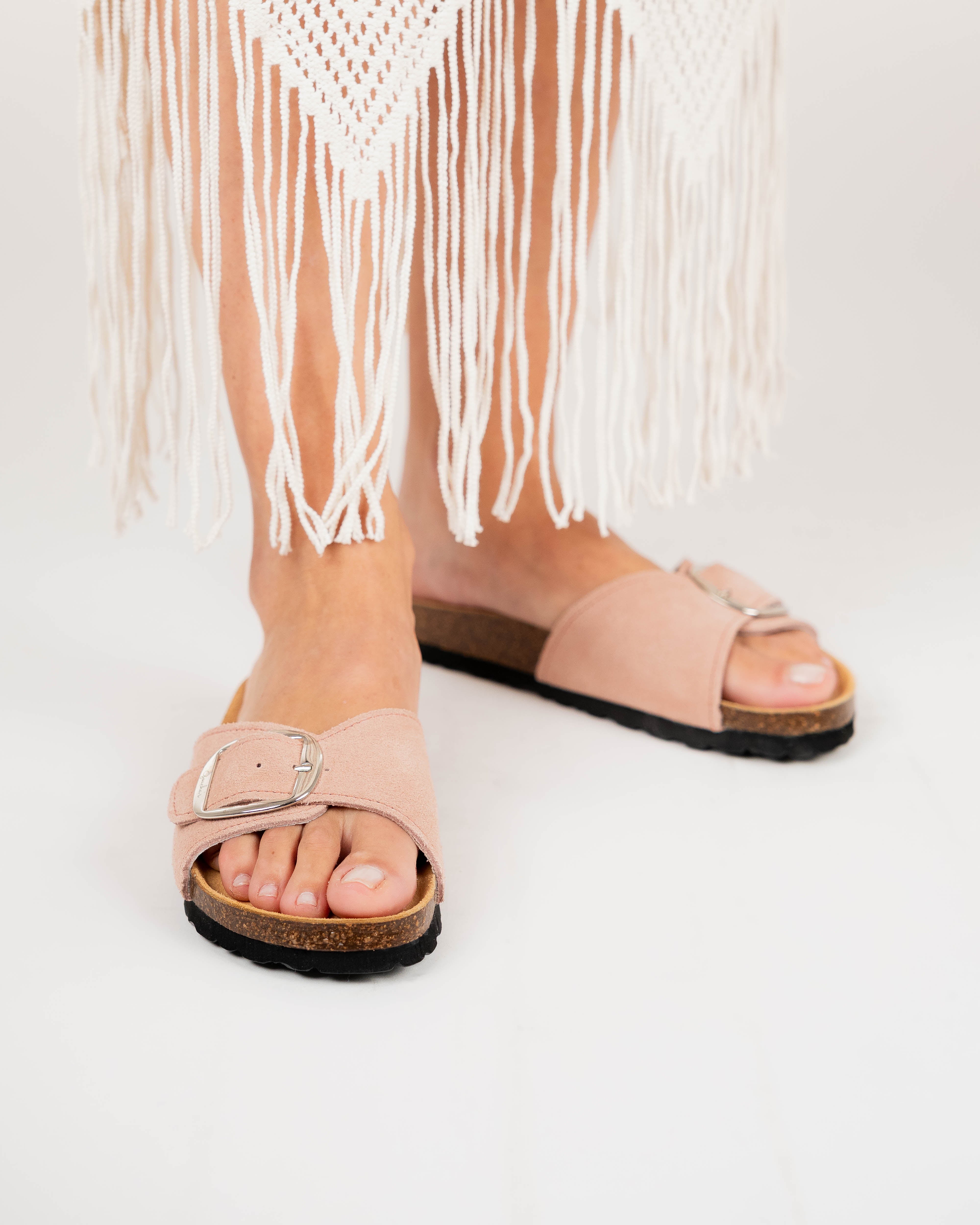 Azurite Pink Suede