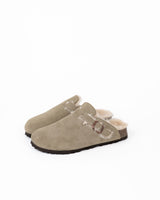 Mules Pêlo Taupe Homem