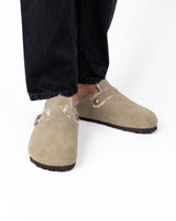 Mules Pêlo Taupe Homem