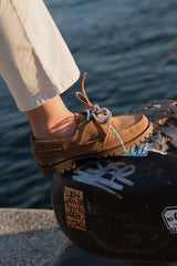 Sapato Mocassins Areia