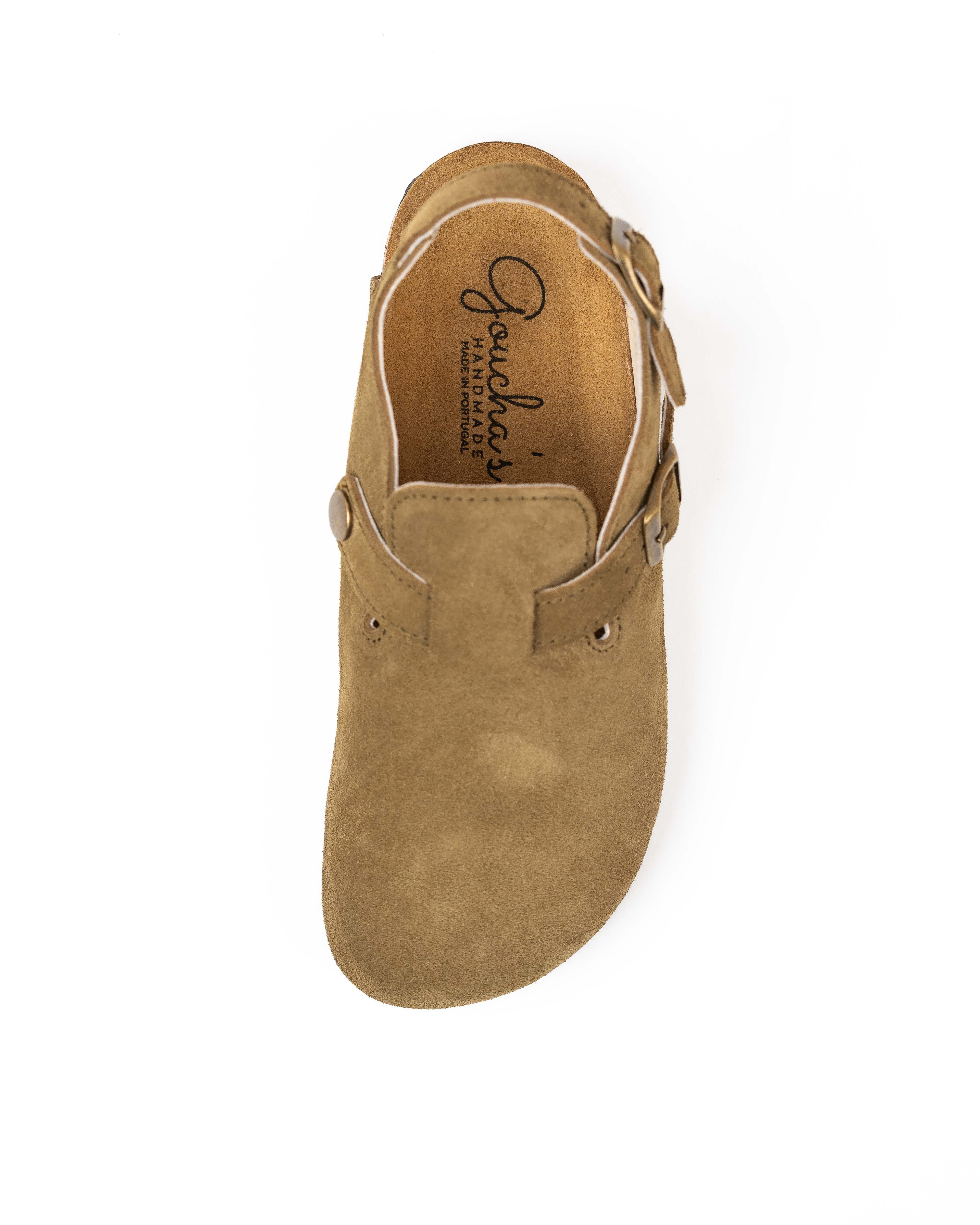 Sandalia Mules Antelina Caqui