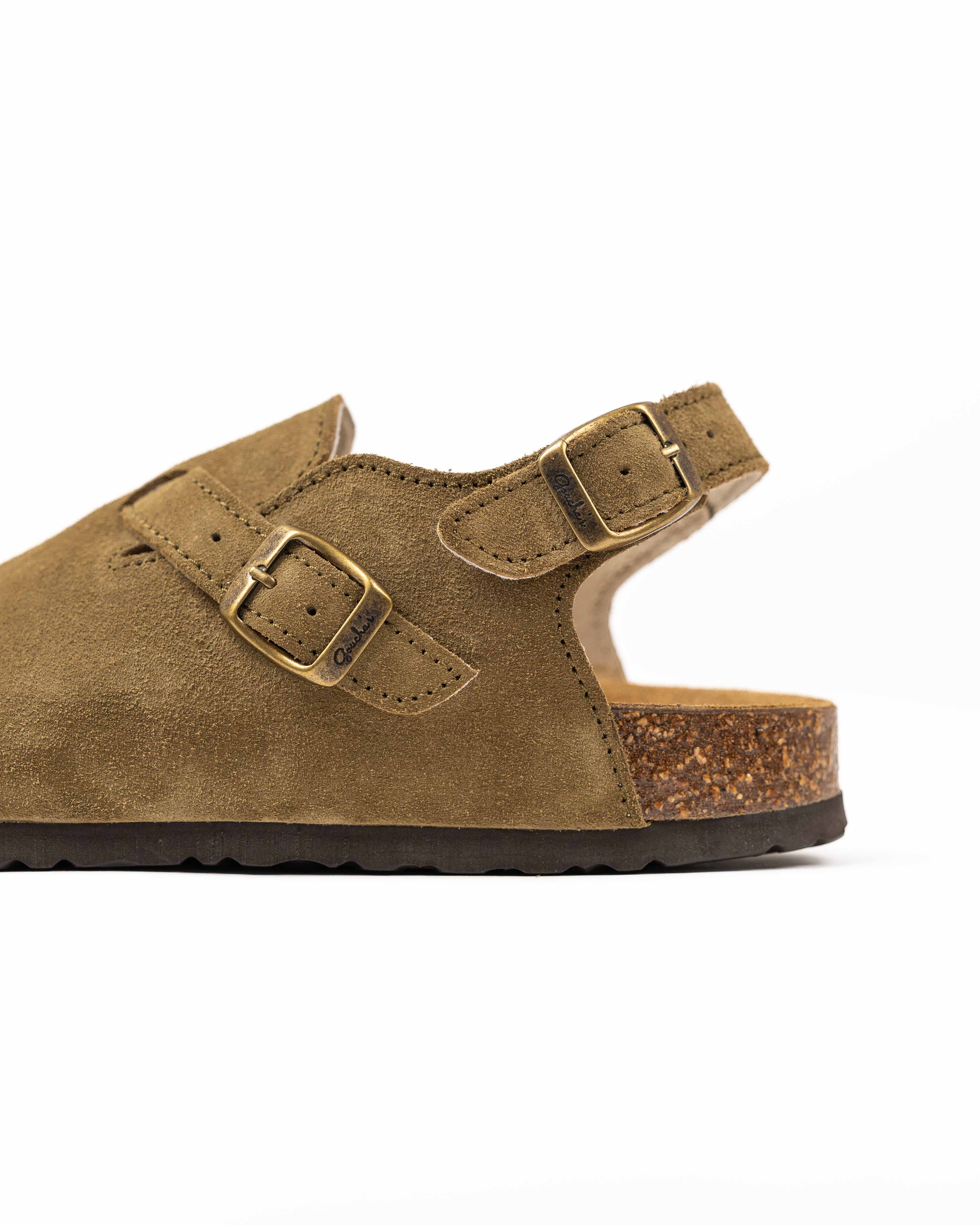 Sandalia Mules Antelina Caqui