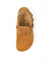 Sandalia Mules Antelina Camel