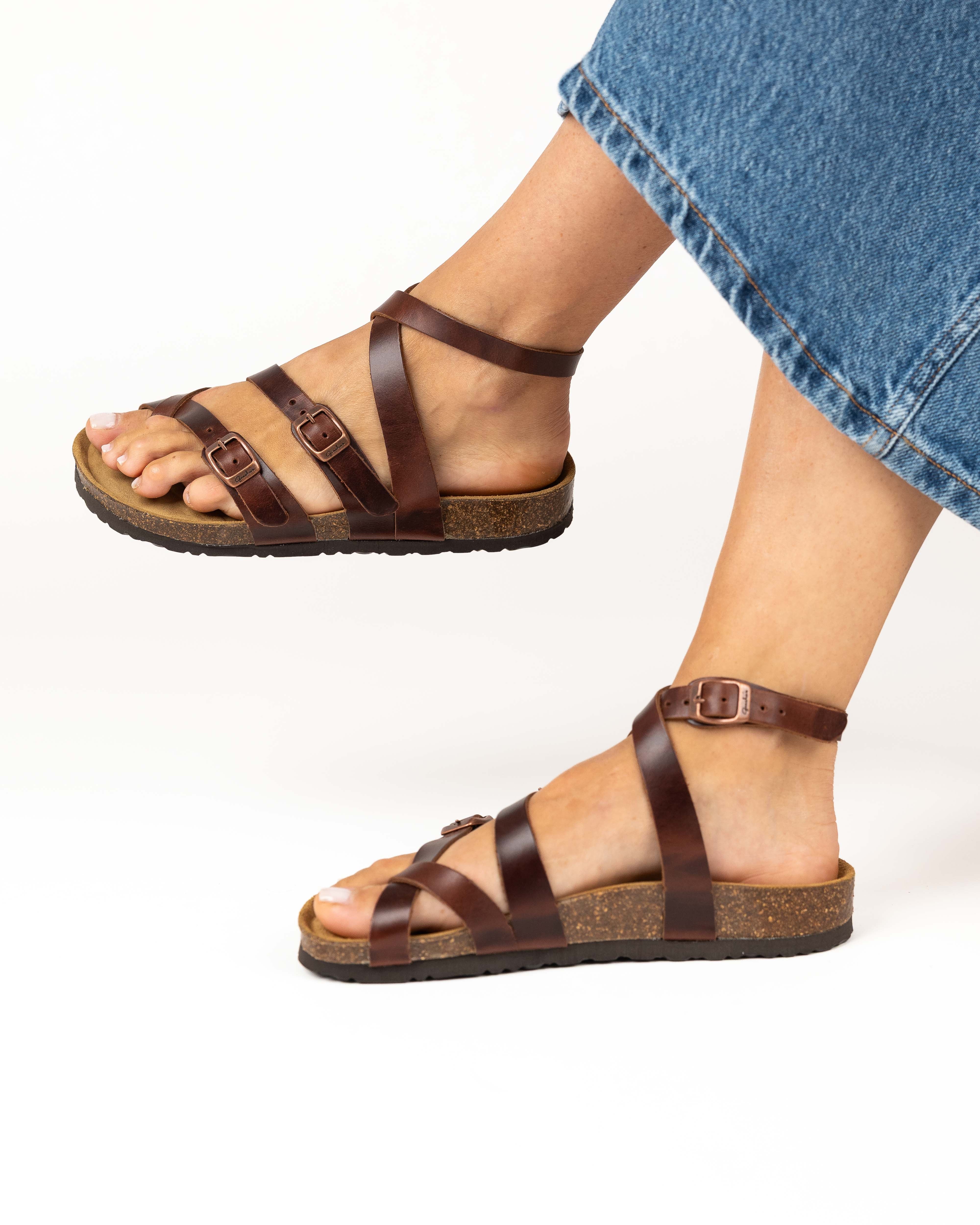 Amber Brown Sandal