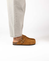 Mules Camurça Camel