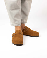 Mules Camurça Camel