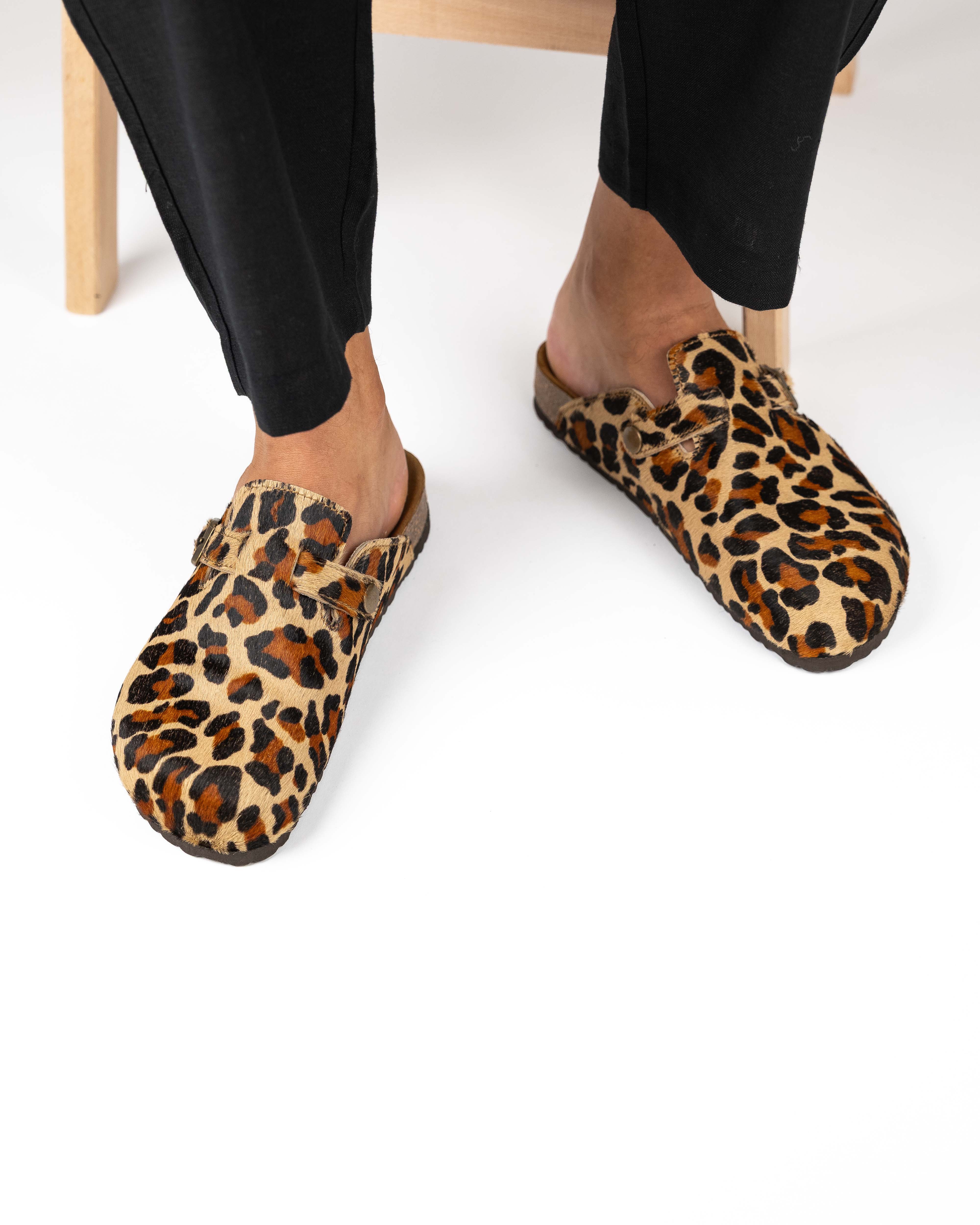 Mules Leopardo Homem