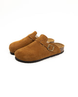 Mules Camurça Camel