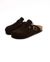 Mules Camurça Chocolate Homem