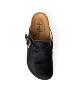 Mules Pony anchos negros