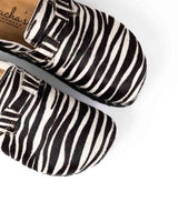 Wide Zebra Platform Mules