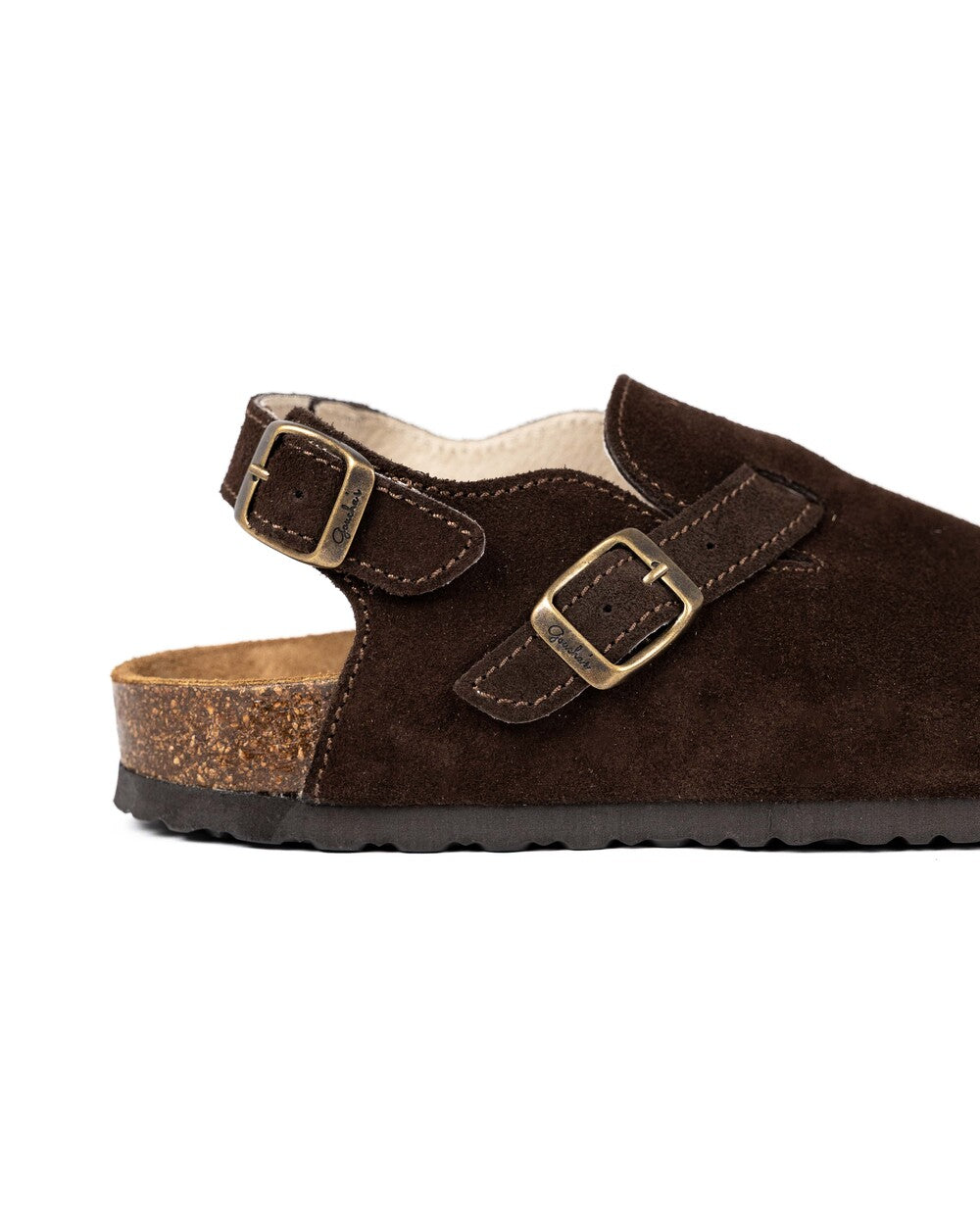 Wide Brown Mules Sandals