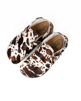 Sandalia mules ancha tricolor
