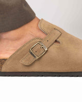 Sand Suede Mules