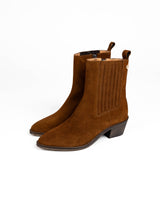 Western Suede Camel