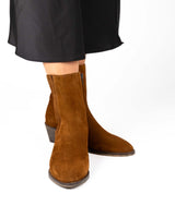 Western Suede Camel